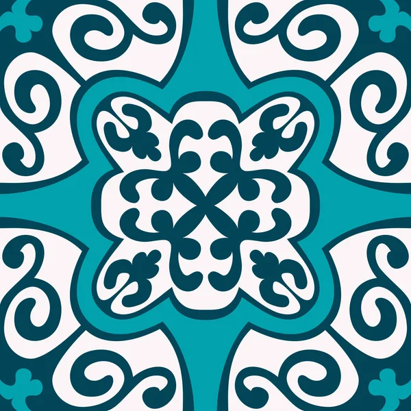 ?????? ????ornamento tradicional oriental, patrón inconsútil mediterráneo, diseño de azulejos, ilustración vectorial . — Vector de stock