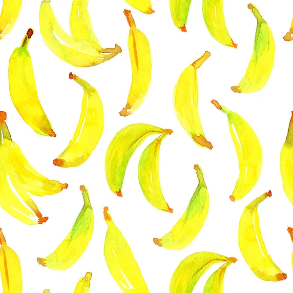 Parlak suluboya Dikişsiz muz desen