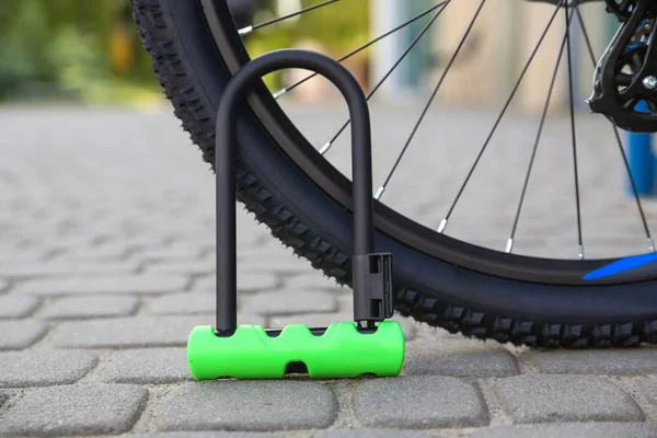 Bicycle U- lock. Bike protection