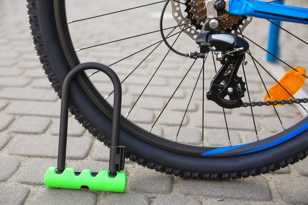 Bicycle U- lock. Bike protection