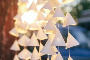 Orijinal düğün dekorasyon tavandan asılı 