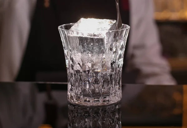 Βάση Ποτήρι Κοκτέιλ Παγάκι — Φωτογραφία Αρχείου