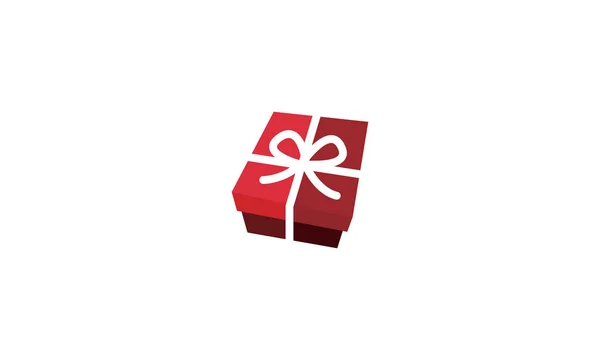 Gift Box Template Vector Design — Stock Vector