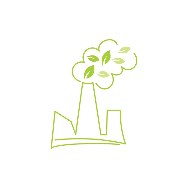 分離した葉ロゴ デザイン ベクトル テンプレート — ストックベクタ