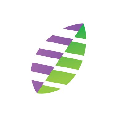 Yaprak Logo tasarım vektör şablon koymak