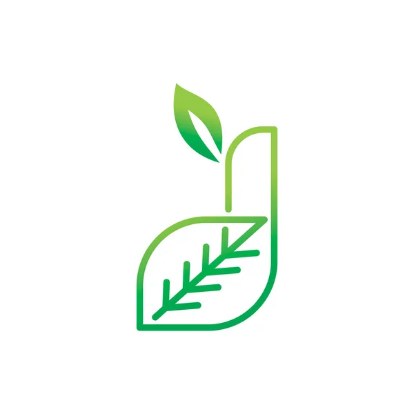 Hoja Logotipo Diseño Vector Plantilla Set — Archivo Imágenes Vectoriales