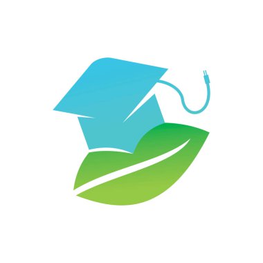 Yaprak Logo tasarım vektör şablon koymak