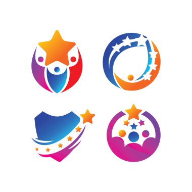 Başarı Star logo tasarım şablon seti