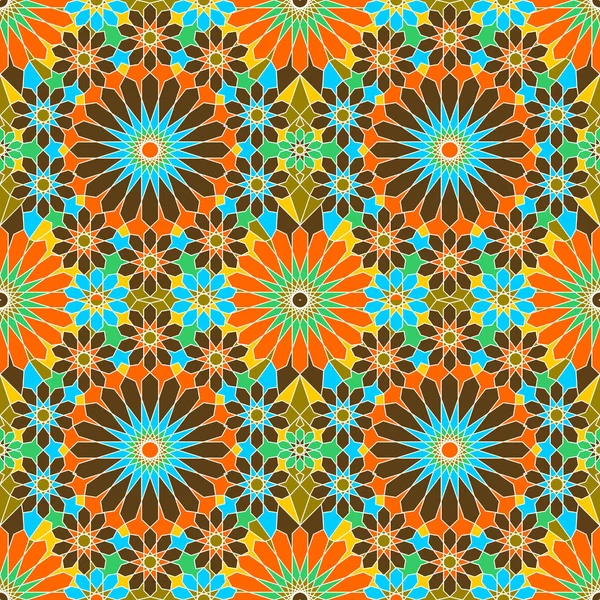 Desen geometrik İslam arka plan şablonu vektör sanat