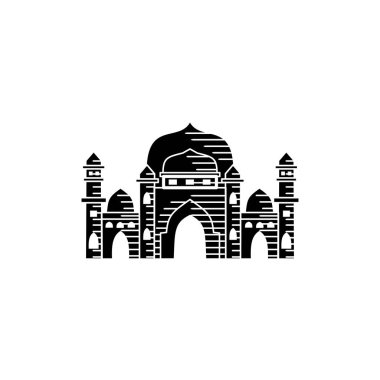 Cami simgesi vektör tasarım şablonu