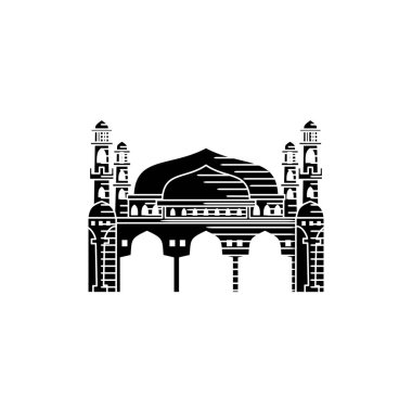 Cami simgesi vektör tasarım şablonu