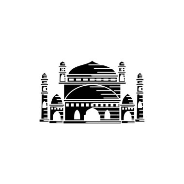 Cami simgesi vektör tasarım şablonu