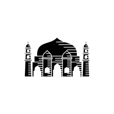 Cami simgesi vektör tasarım şablonu