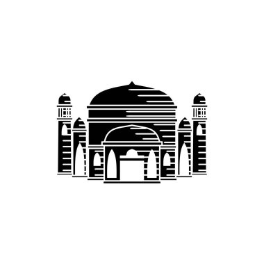 Cami simgesi vektör tasarım şablonu
