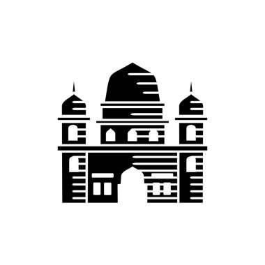 Cami simgesi vektör tasarım şablonu