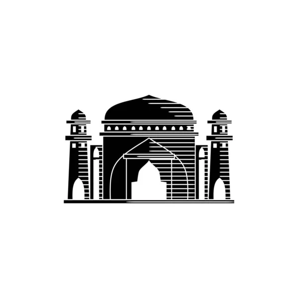 Mesquita ícone vetor Ilustração modelo de design —  Vetores de Stock
