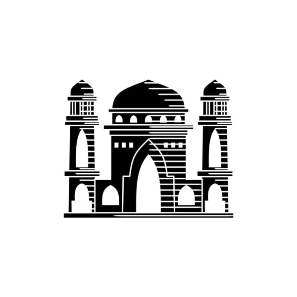 Mesquita ícone vetor Ilustração modelo de design — Vetor de Stock