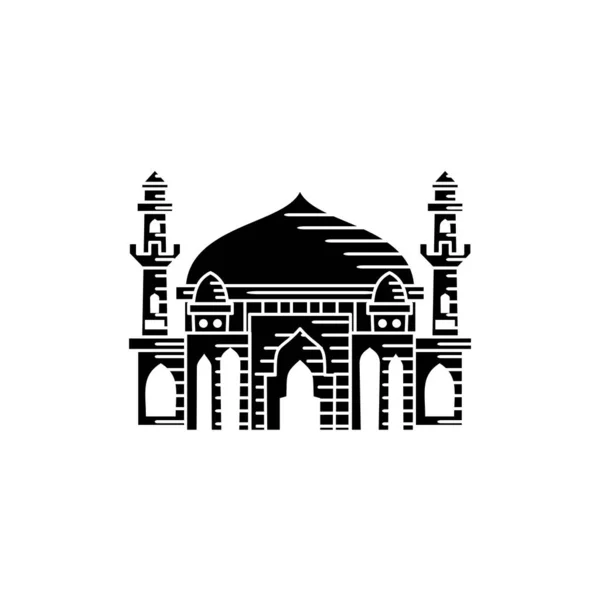清真寺图标向量说明设计模板 — 图库矢量图片