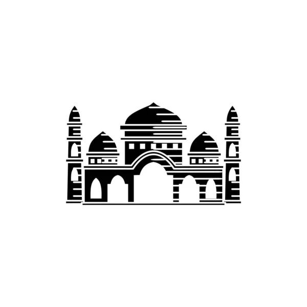 Mecset ikon vektor Illusztráció design sablon — Stock Vector