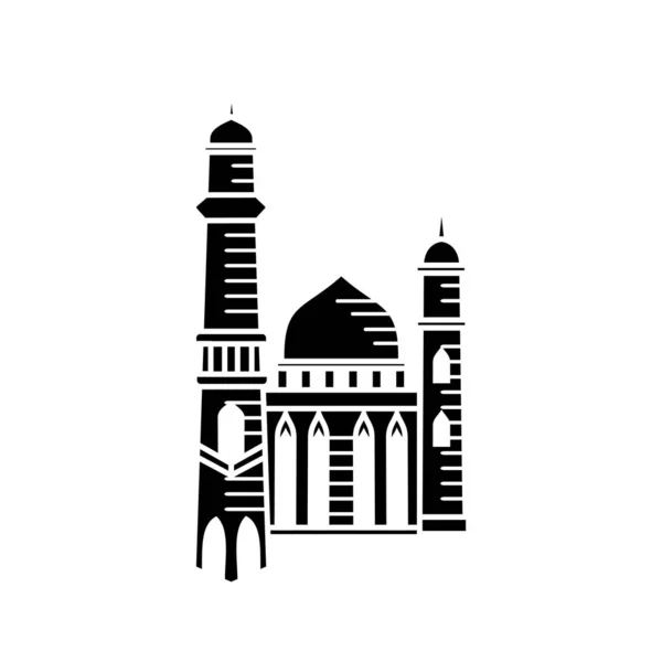 Moschee Icon Vektor Illustration Design Vorlage — Stockvektor