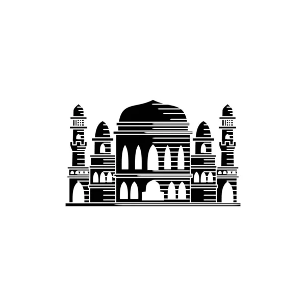 Вектор ікони мечеті Дизайн зображення шаблон — стоковий вектор