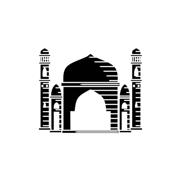 Moschee Icon Vektor Illustration Design Vorlage — Stockvektor