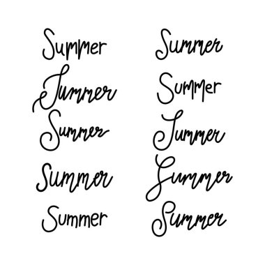 Merhaba Yaz Script metin Tasarım Şablonu Vektör