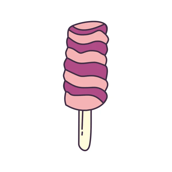 Vector de plantilla plana de diseño de helado — Archivo Imágenes Vectoriales