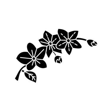 Çiçek Yaprak İllüstrasyon Tasarım Şablon vektör