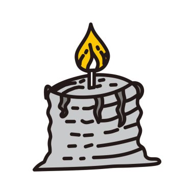 Mum Kutlama Tasarım Grafik Şablon Vektör