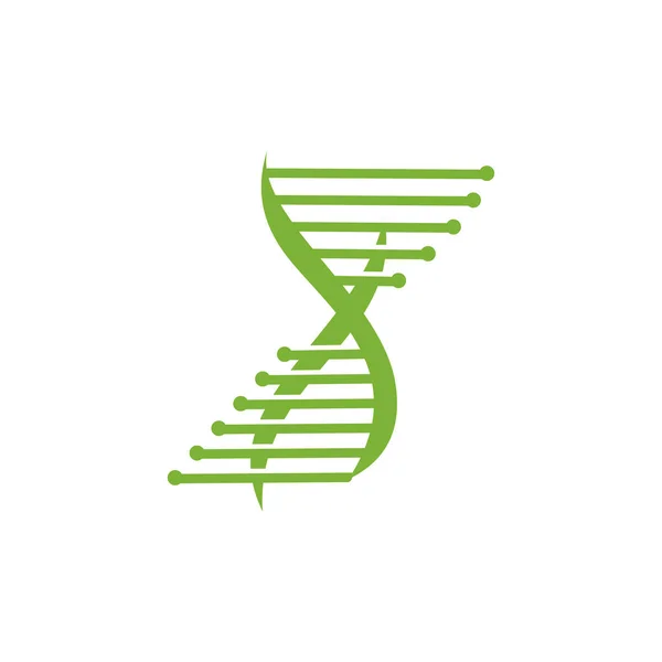 Genetikai egészség logo design illusztráció Icon koncepció Vector — Stock Vector