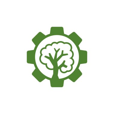 Gear Business logo tasarım şablonvektör Simgesi