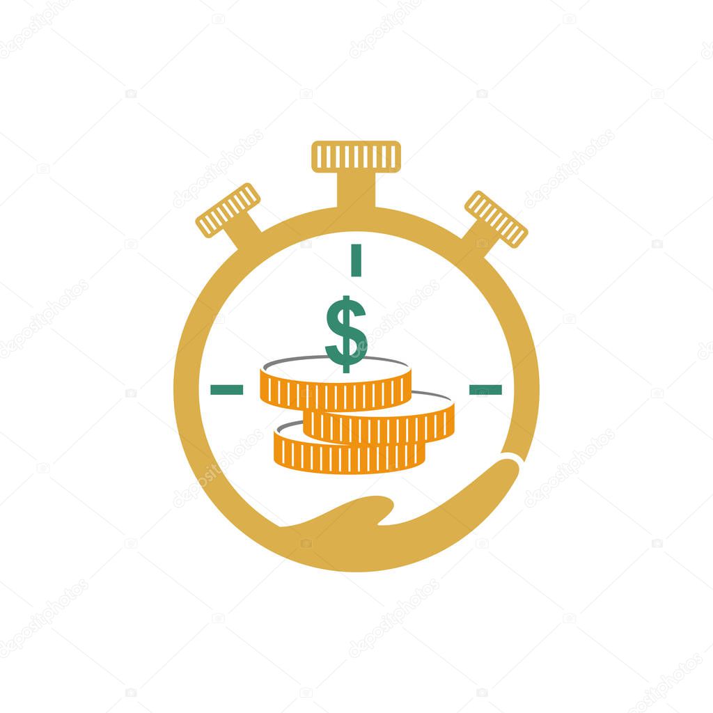 Calendar with payday calculator concept vector isolated illustration