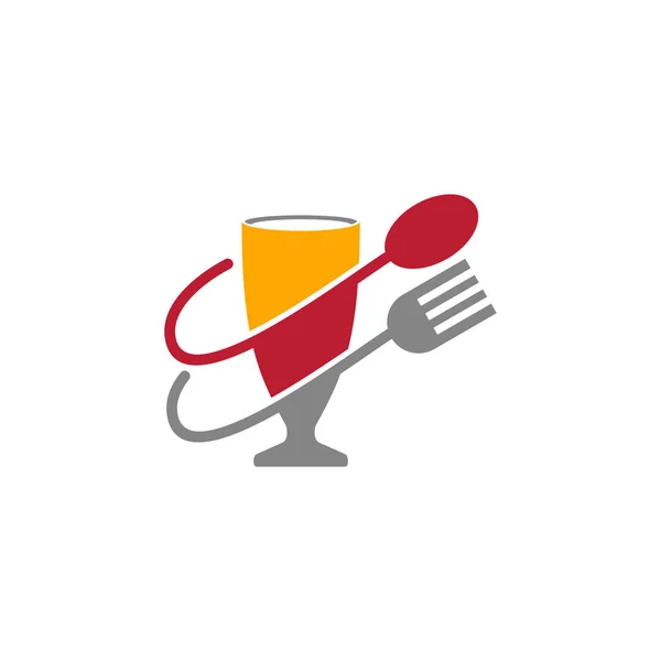 Restaurant Service abstrakt Logo Vorlage Symbol Symbol — Stockvektor