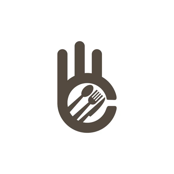 Restaurant service abstract logo sjabloon symbool pictogram — Stockvector