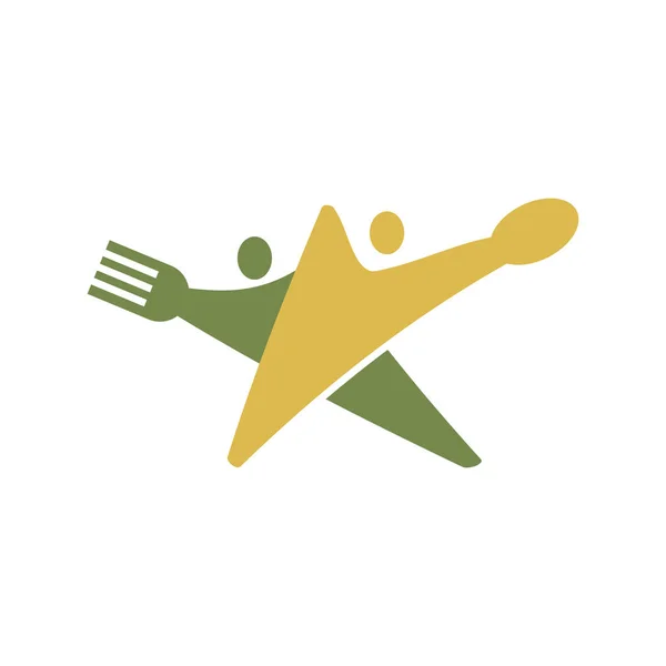 Restaurante Serviço Abstrato Logo Modelo Símbolo Ícone —  Vetores de Stock