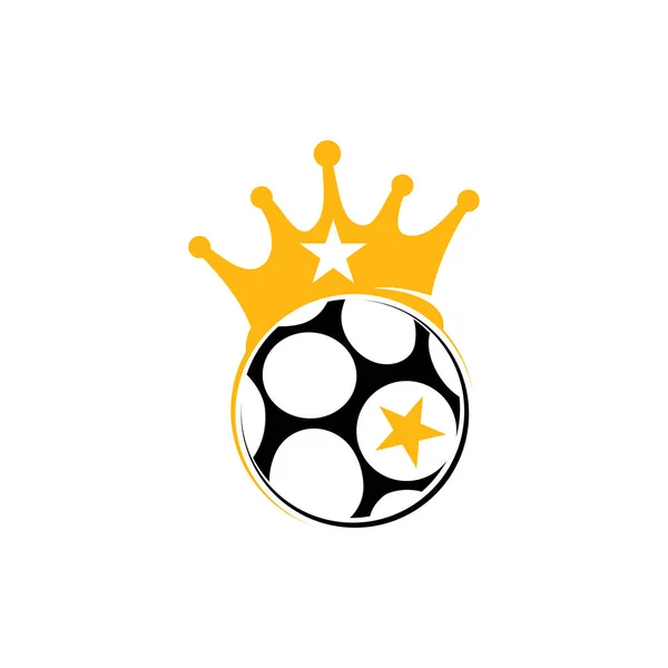 Fußball-Abzeichen Logo Design-Vorlagen Sport-Vektor — Stockvektor