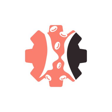 Arter sağlığı nda kolesterol risk vektör tasarımı İllüstrasyon