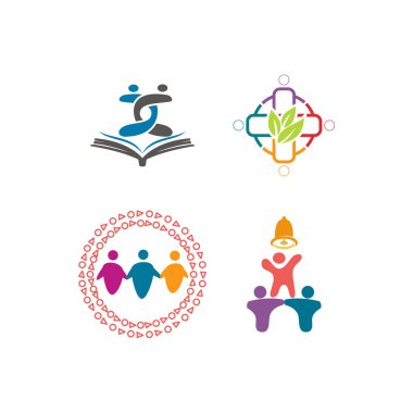 Güven Taahhüdü Ekip Çalışması Birlikte İş İllüstrasyon Vektörü