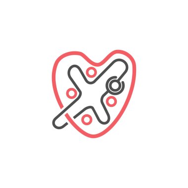 Taahhüt Teamwork Birlikte İş Logo İllüstrasyon Vektör