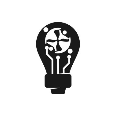 Taahhüt Teamwork Birlikte İş Siyah Logo İllüstrasyon Ve