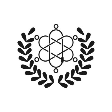 Taahhüt Teamwork Birlikte İş Siyah Logo İllüstrasyon Ve