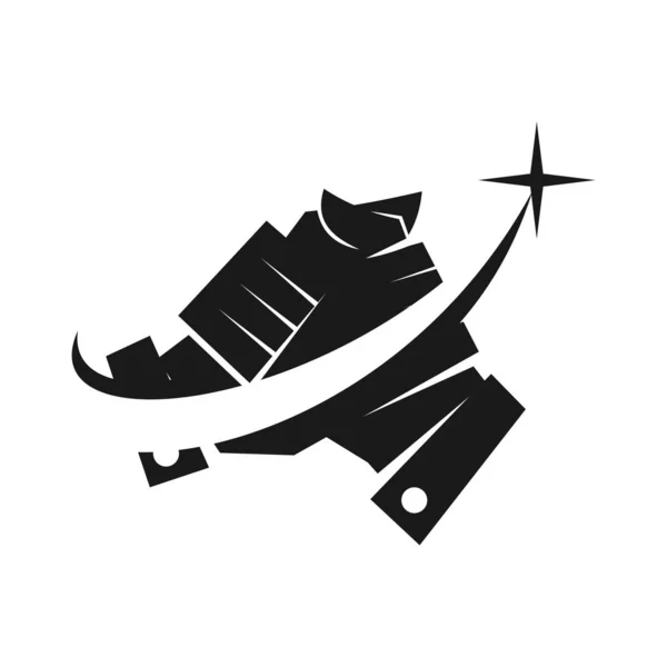 Команда зобов'язань співпрацювати бізнес чорний логотип ілюстрація Ve — стоковий вектор