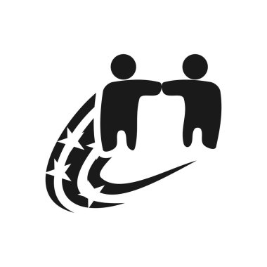 Yol Çözüm Taahhüt Teamwork Birlikte Siyah Logo 