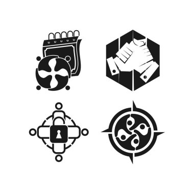 takvim macera kilidi Taahhüt Teamwork Birlikte Siyah Logo