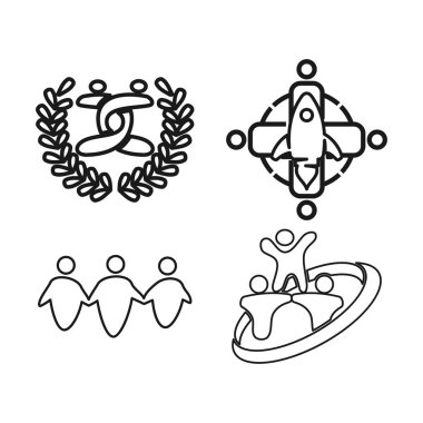 roket yaprağı Taahhüt Teamwork Birlikte Anahat Logo 