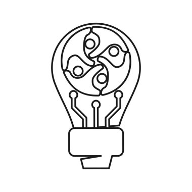 ampul Taahhüt Teamwork Birlikte Anahat Logo 