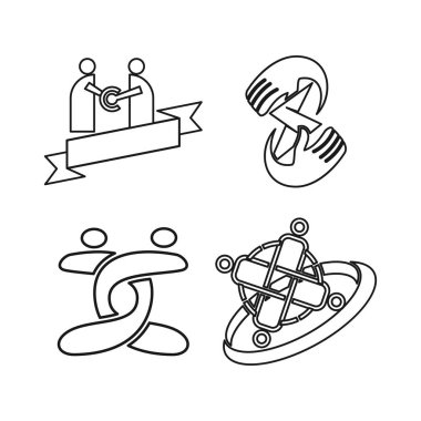 şerit cıvata bağlantısı Commitment Teamwork Together Anahat Logosu