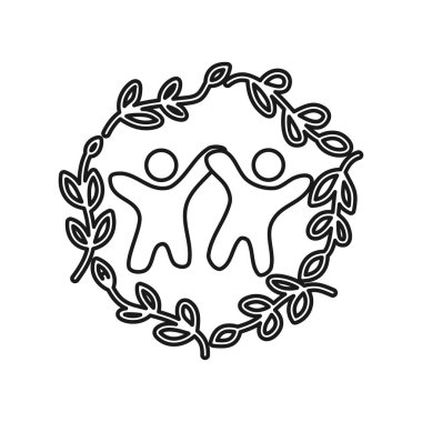 yaprak rotasyon taahhüt Teamwork Birlikte Anahat Logo  