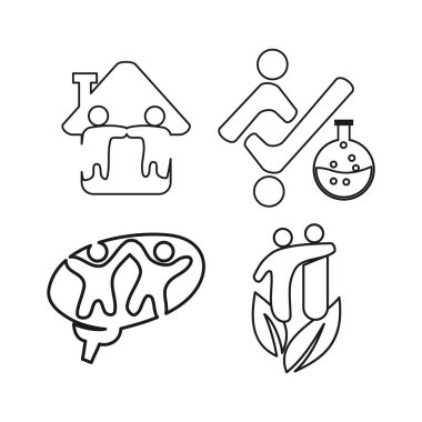 ev beyin yaprağı Taahhüt Teamwork Birlikte Anahat Logo  